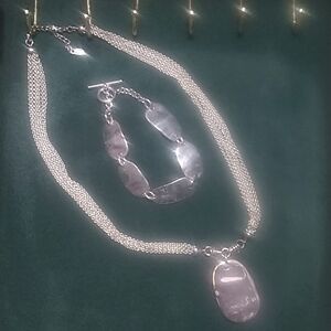 Monet Necklace & Bracelet